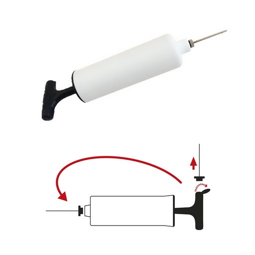 [87-14000] Handpumpe mit Nadelventil zu Sitfit und Balancefit – SISSEL