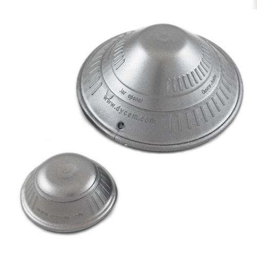 Öffner für Schraubgefässe, silber