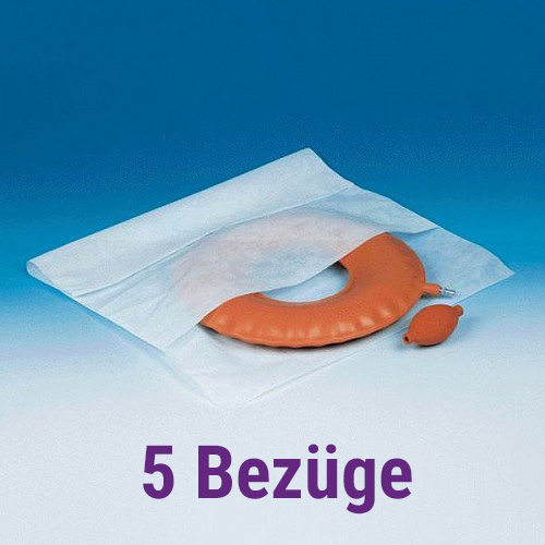 [83-38500] BEZUG Vlies zu Sitzring aufblasbar – Beutel à 5 Stück
