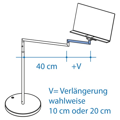 Horizontalverlängerung – Ständer SIESTA