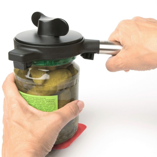 [82-21100] Schraubdeckelöffner mit Edelstahlgriff