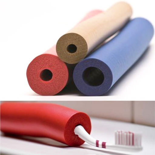 Griffverdickung aus Moosgummi