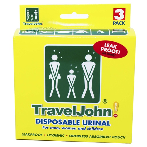 [80-01700] Einweg Urinbeutel Travel John