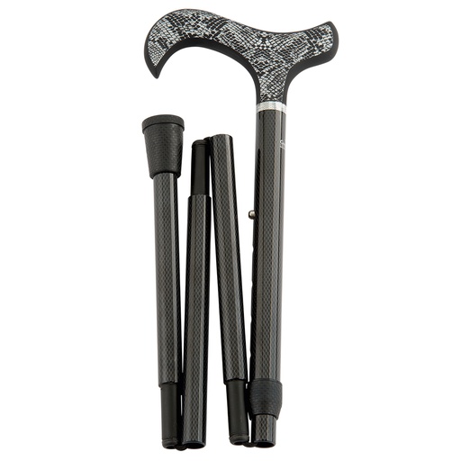 [85-20400] Faltstock Carbon-Schlank EXOTIK grau/schwarz