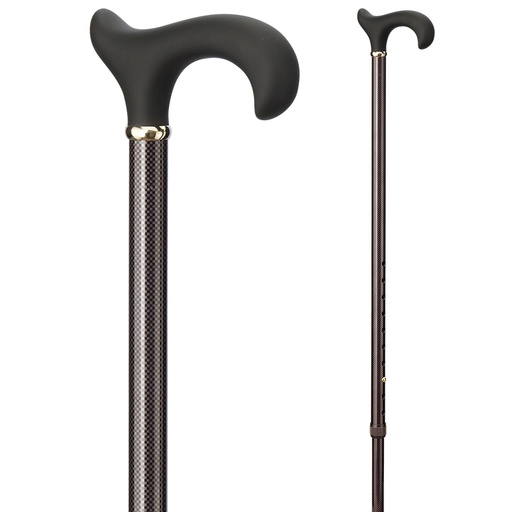 [85-32700] Gehstock TECHNO ERGONOMIC, schwarz-silber