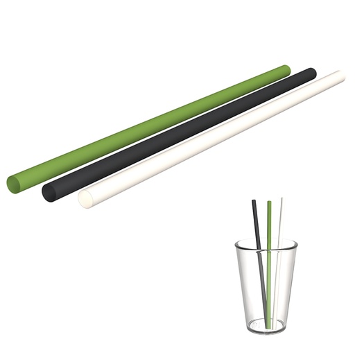 Trinkhalm (Bio), 20er Pack / M810