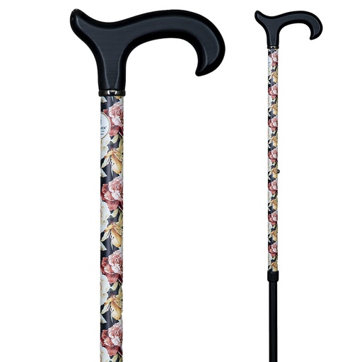 [85-20506] Gehstock Style-Step-Derby BLÜTENMEER, schlank