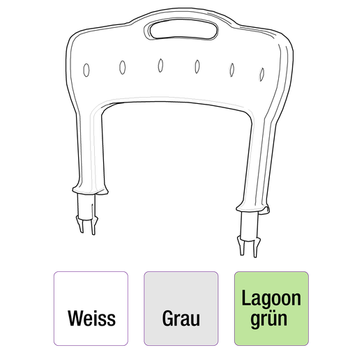 Rückenlehne zu Duschstuhl SWIFT – ETAC