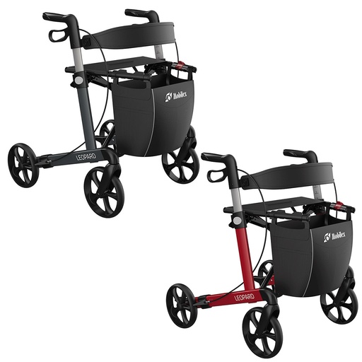 Rollator LEOPARD, Sitzhöhe 55 cm – Mobilex